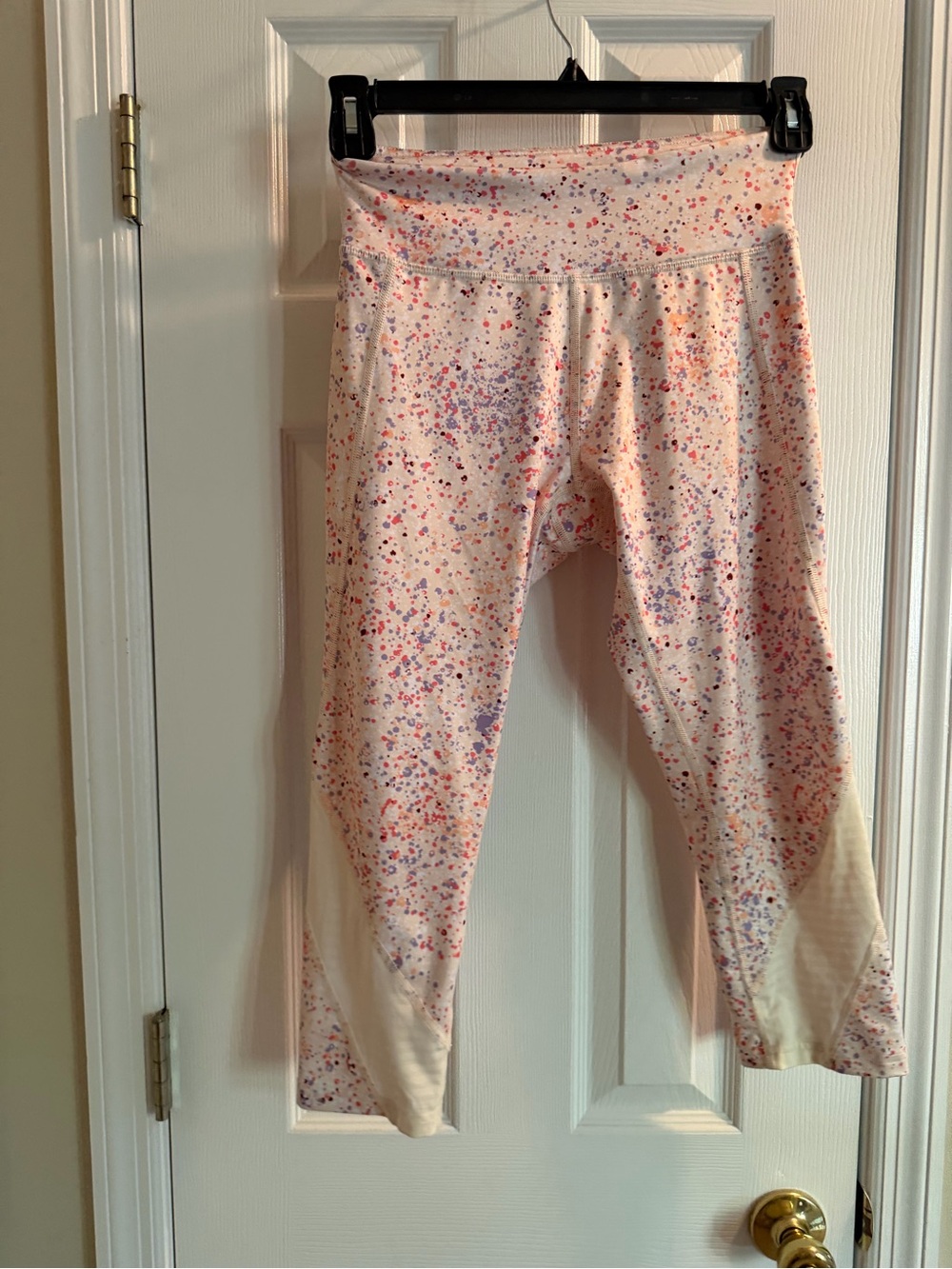 tek gear Pink Confetti Print Active Leggings
